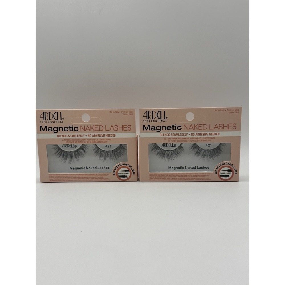Ardell Magnetic Naked Lashes 421 Natural Look Black Strip Lashes 64926